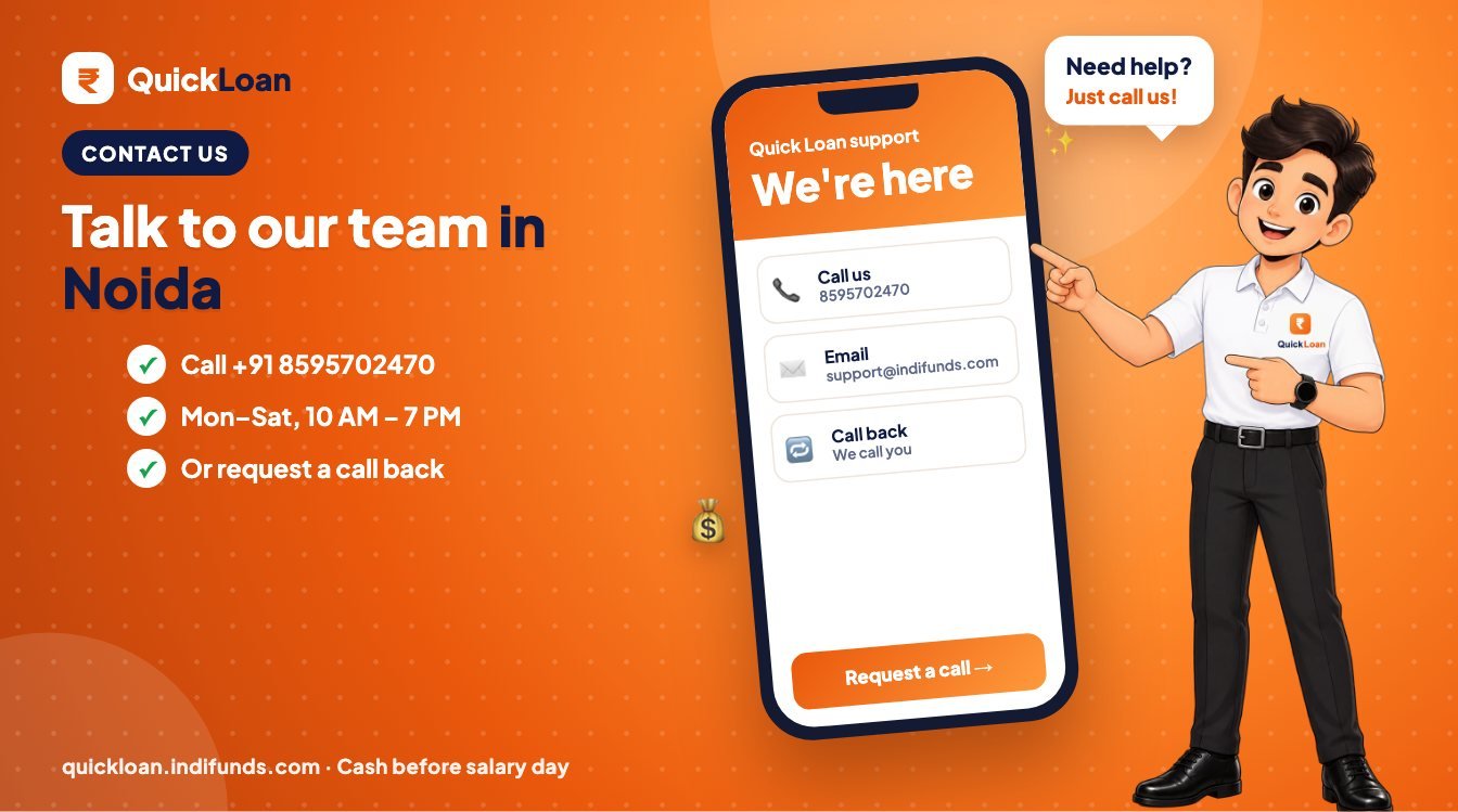 Talk to our team, we're here to help – Quick Loan