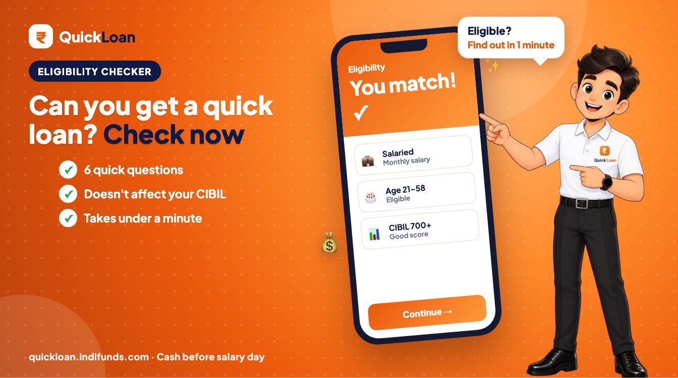 Check your eligibility in under a minute – Quick Loan