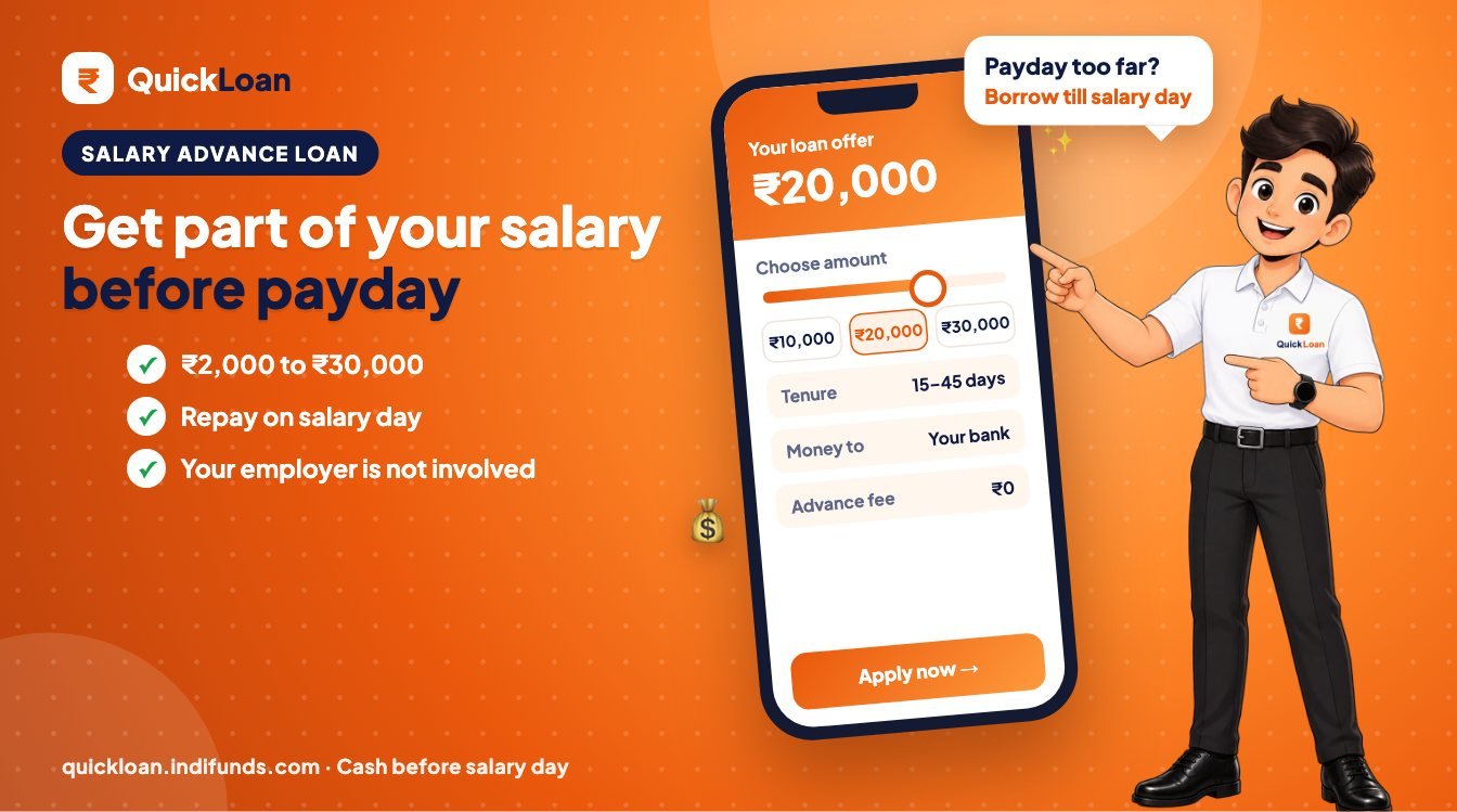 Salary advance loan, paid back on payday – Quick Loan